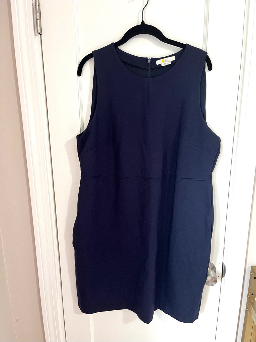 Boden Navy Sleeveless Shift Dress